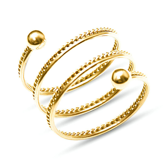 Alba Adjustable Gold Ring