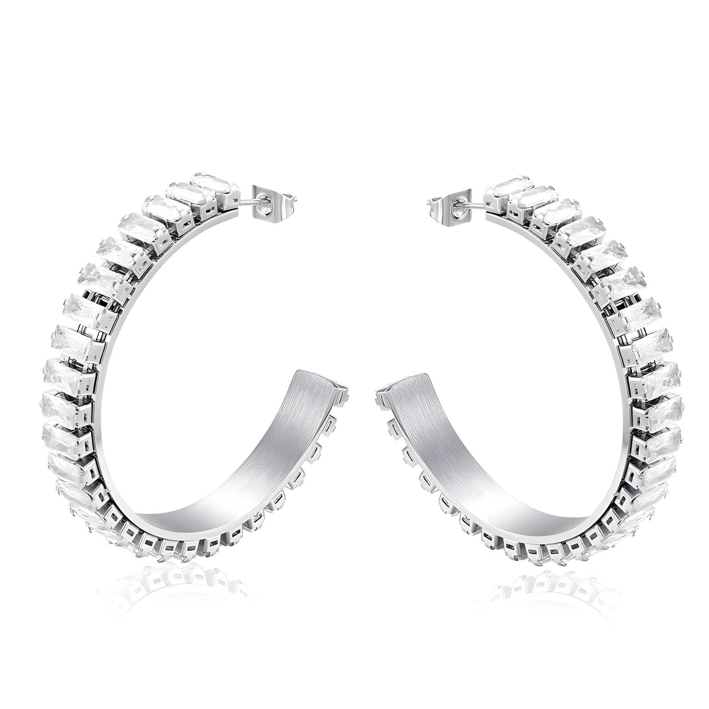 Merida Silver Hoops