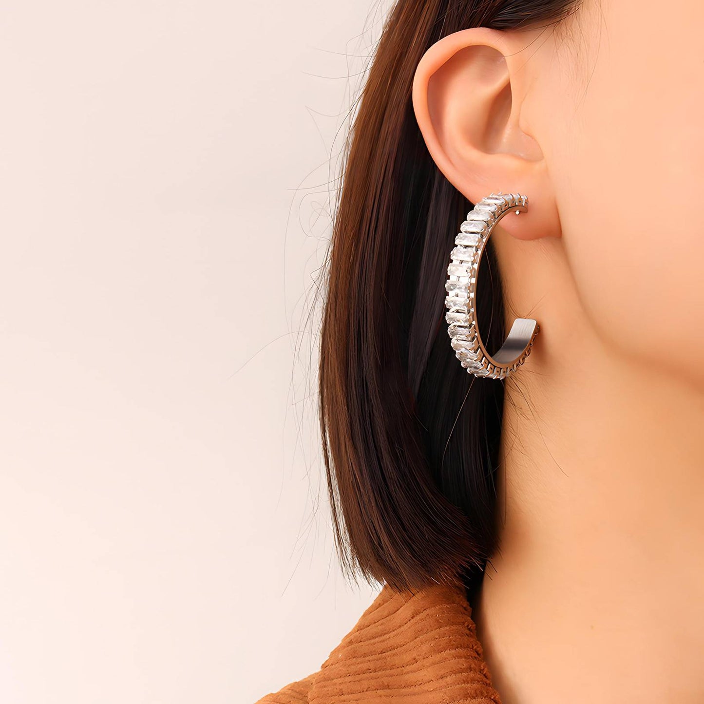 Merida Silver Hoops